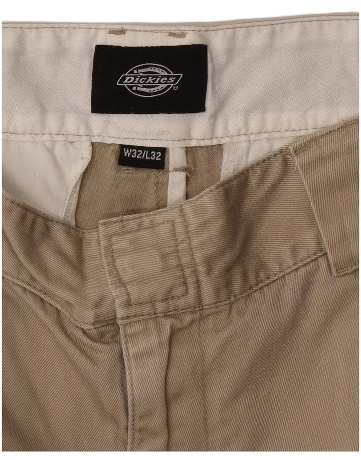 Calça Chino Masculina Slim DICKIES W32 L2 Algodão Bege
