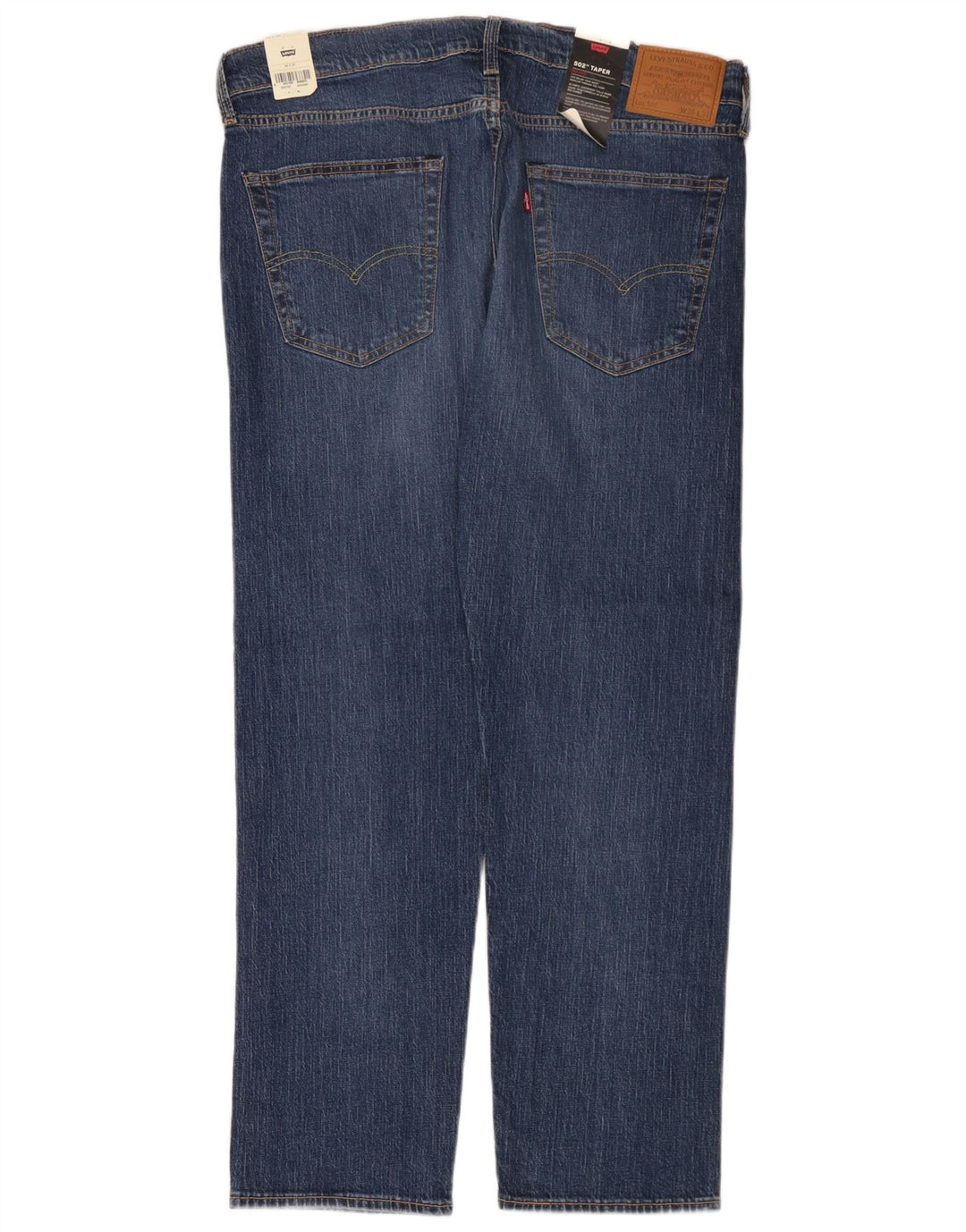 Levi's Masculino 502 Tapered Jeans W36 L32 Azul Algodão