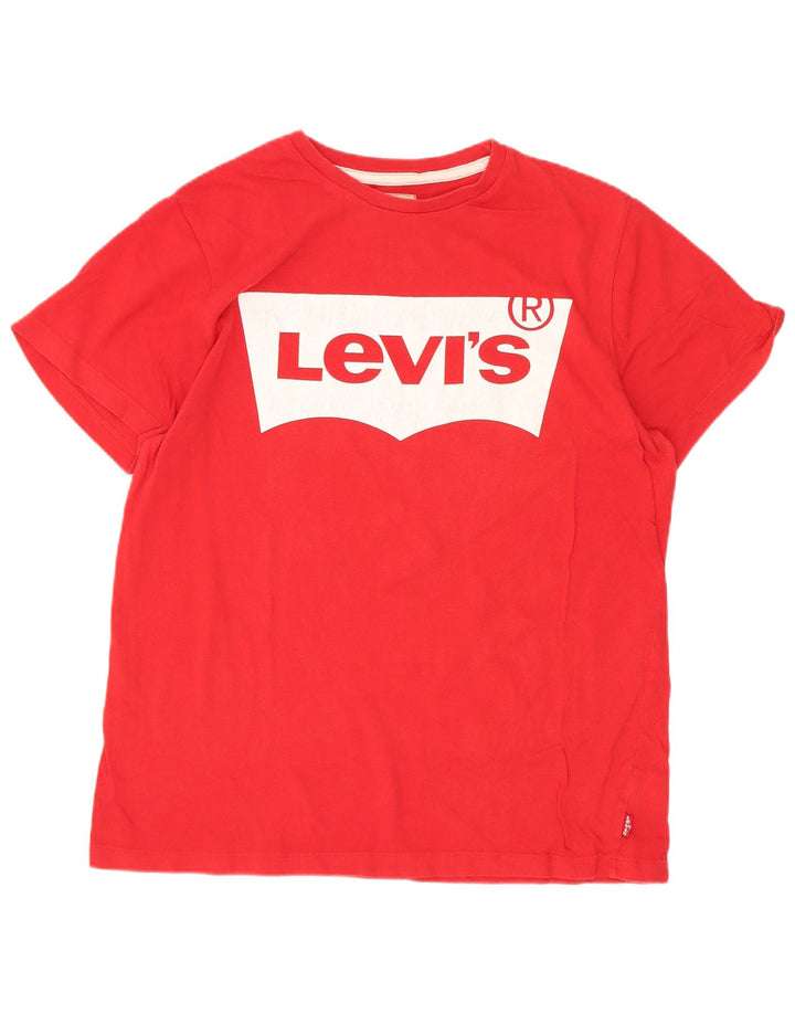 Top Levi's Boys Graphic T-Shirt 15-16 Anos Vermelho