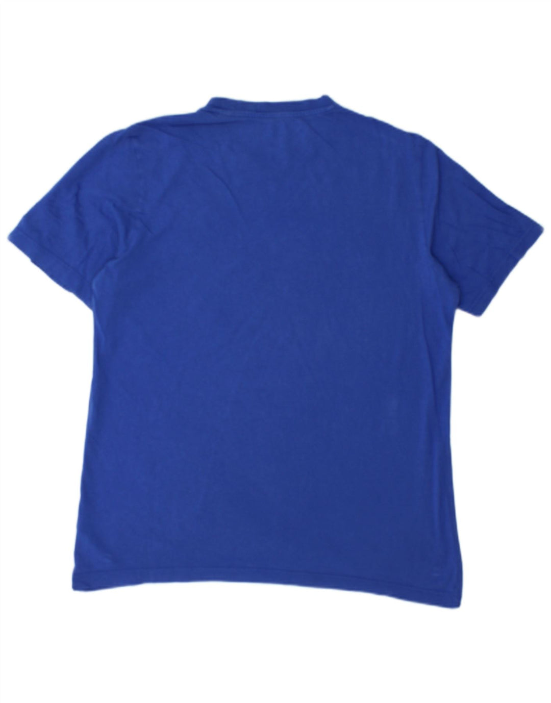 Adidas Mens Graphic T-Shirt Top Médio Algodão Azul