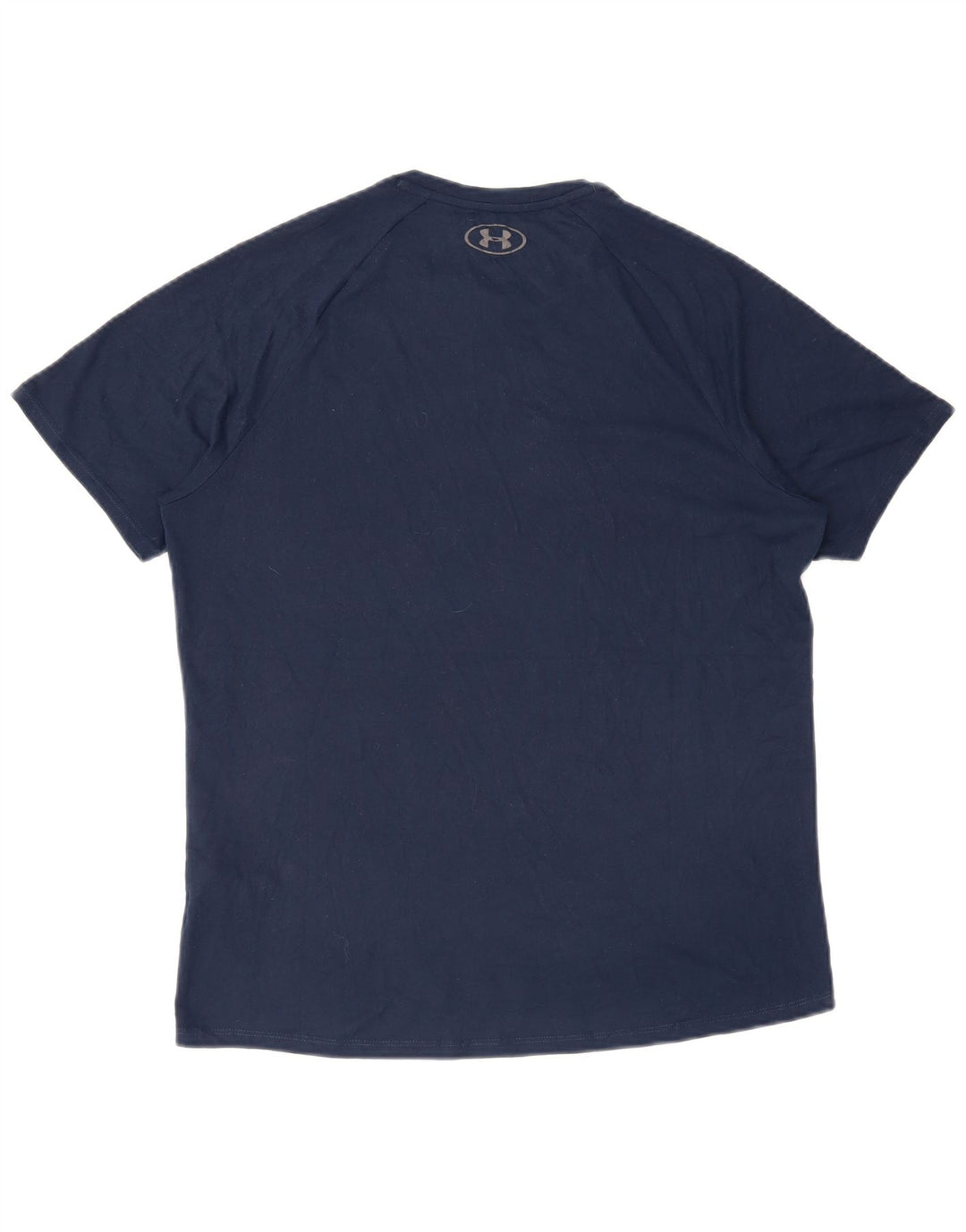 Camiseta masculina UNDER ARMOUR poliéster azul marinho médio