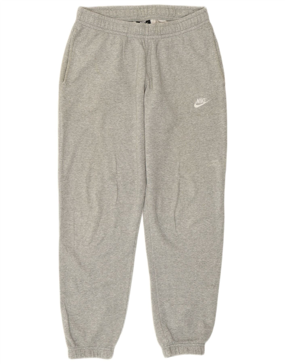 Calça de treino masculina Nike joggers cinza médio algodão