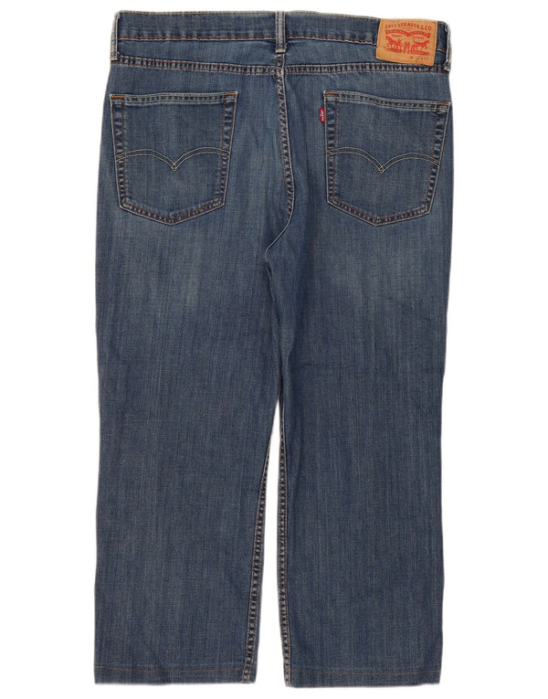 Calça Jeans Capri Feminina Levi's W36 L23 Azul Algodão