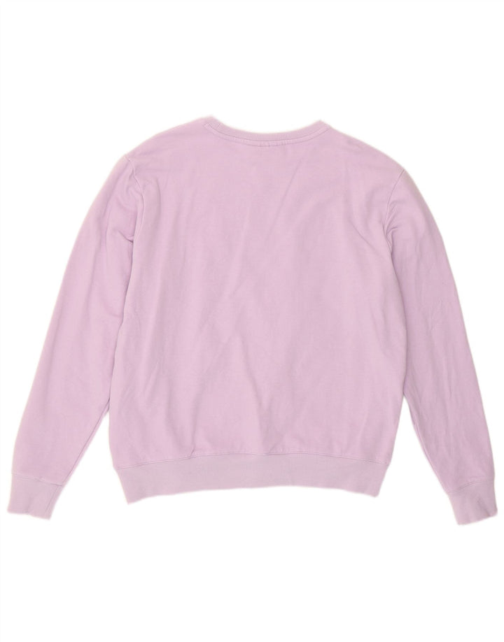 Fila moletom feminino jumper UK 14 médio algodão roxo