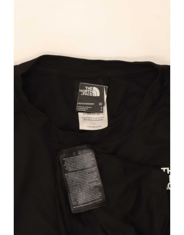 The North Face Mens T-Shirt Top Small Black Polyester