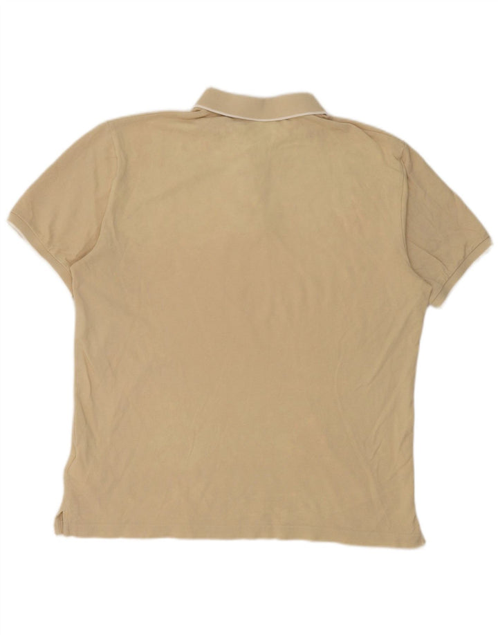 Camisa polo masculina GANT grande algodão bege
