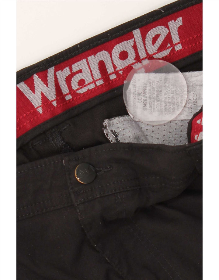 Calça cargo masculina Wrangler W36 L30 nylon preto