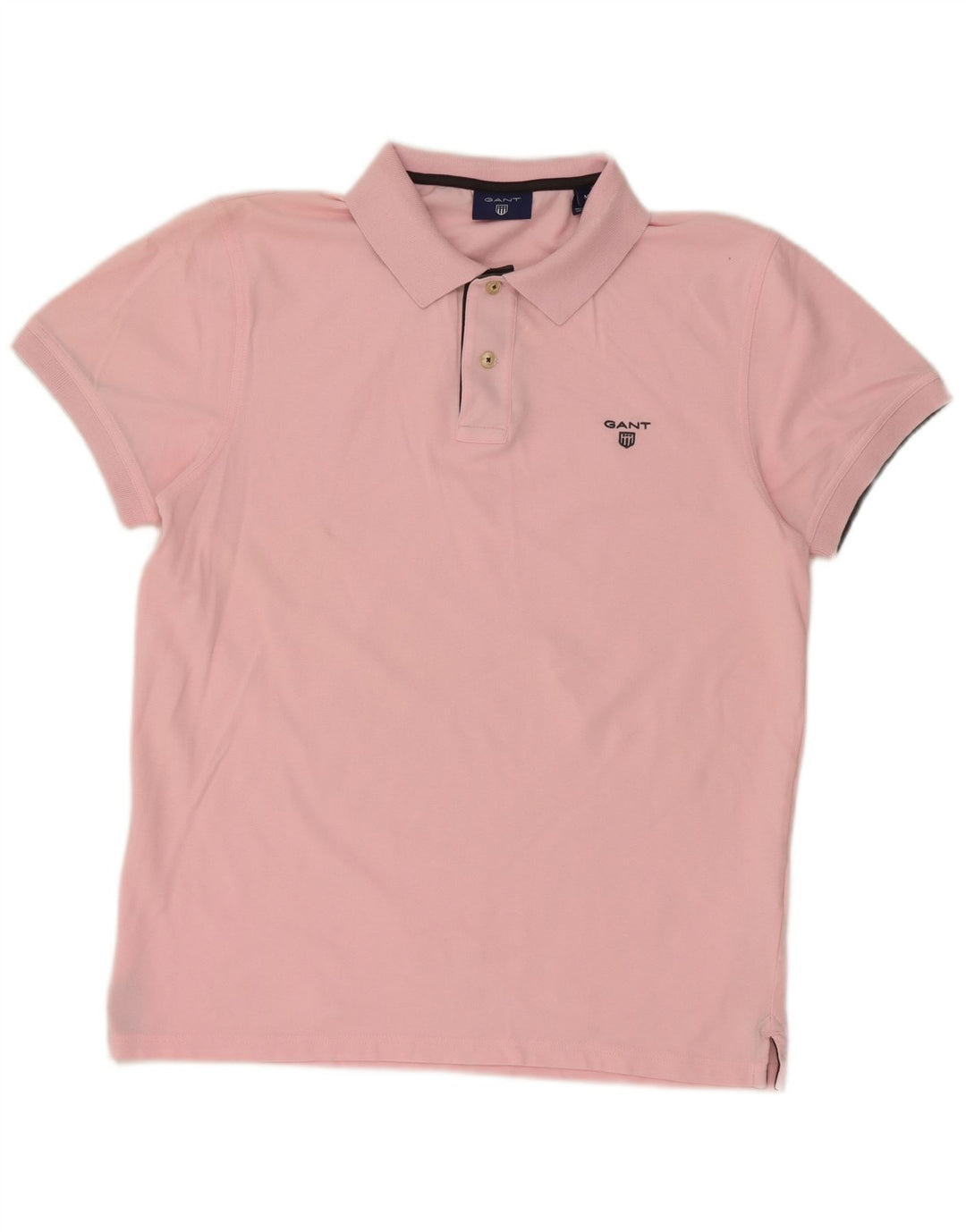 Camisa polo masculina GANT médio algodão rosa