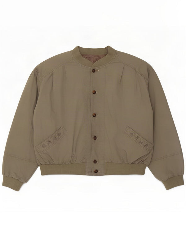 Kemitch Mens Bomber Jacket UK 40 Large Khaki