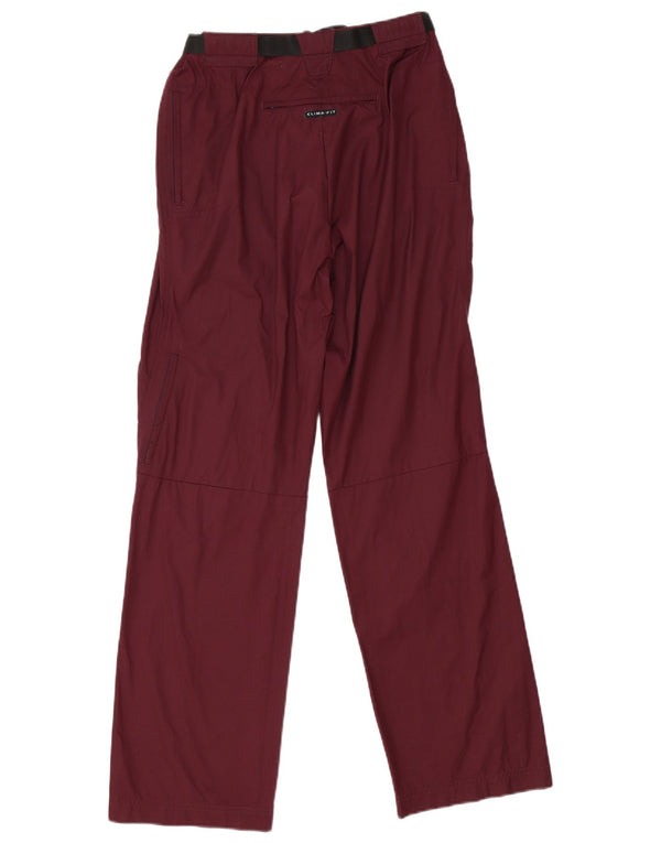 Calça Chino Feminina Nike Straight UK 10/12 Médio W28 L30 Borgonha