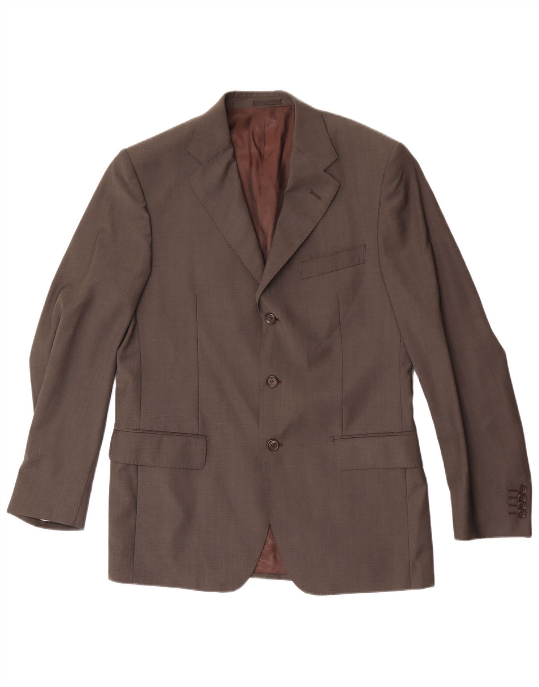 Jaqueta Blazer Pierre Cardin Mens Regular Fit 3 Botões EU 48 Cinza Médio