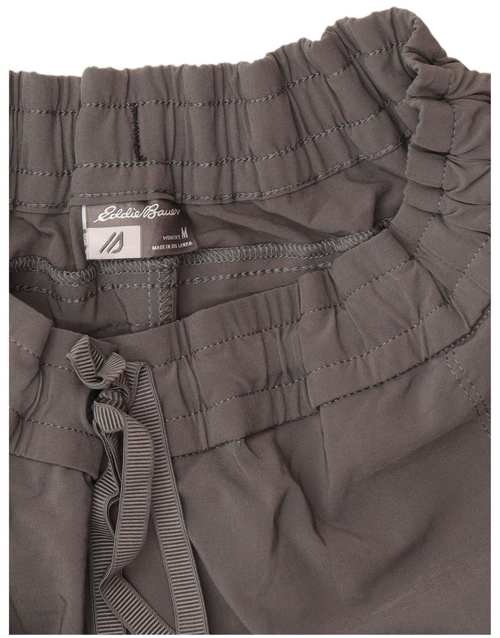 Calça cargo feminina Eddie Bauer média W30 L24 poliéster cinza