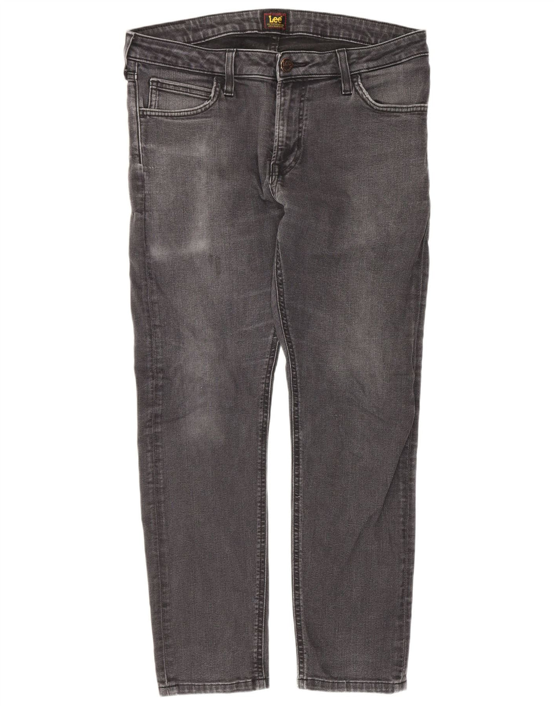Calça jeans skinny feminina Lee W33 L27 algodão cinza