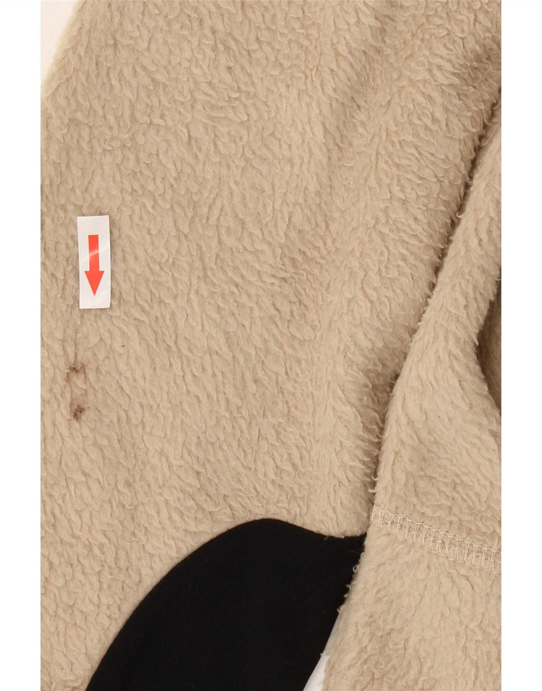 Fila Mens Fleece Jacket UK 40 Grande Poliéster Colourblock Bege