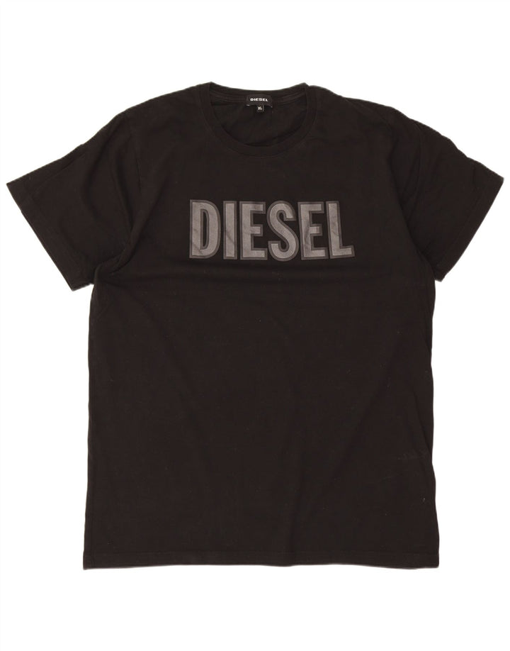 Diesel Camiseta Masculina Graphic Top XL Preto