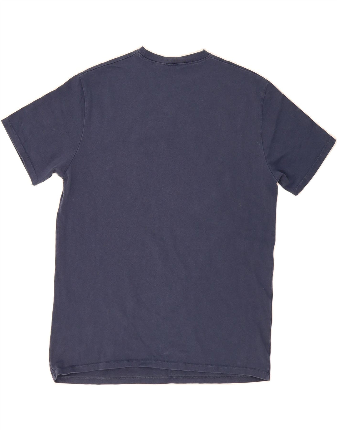 PULL & BEAR Mens Graphic T-Shirt Top Small Navy Blue Cotton Vintage Pull & Bear and Second-Hand Pull & Bear from Messina Hembry 