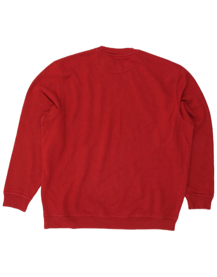 James Pringle moletom masculino jumper 2XL algodão vermelho