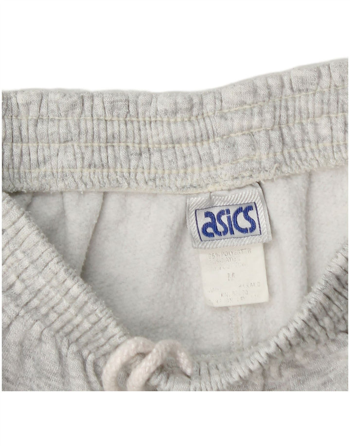 Asics Mens Graphic Sport Shorts Pequeno Poliéster Cinza