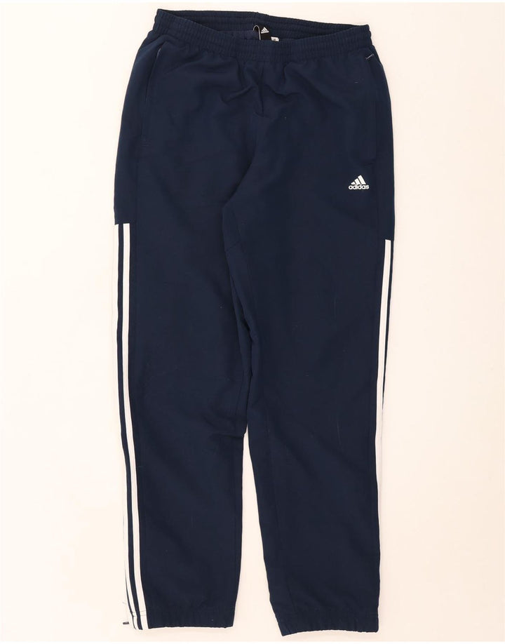 Calça de treino masculina Adidas Joggers médio azul marinho poliéster
