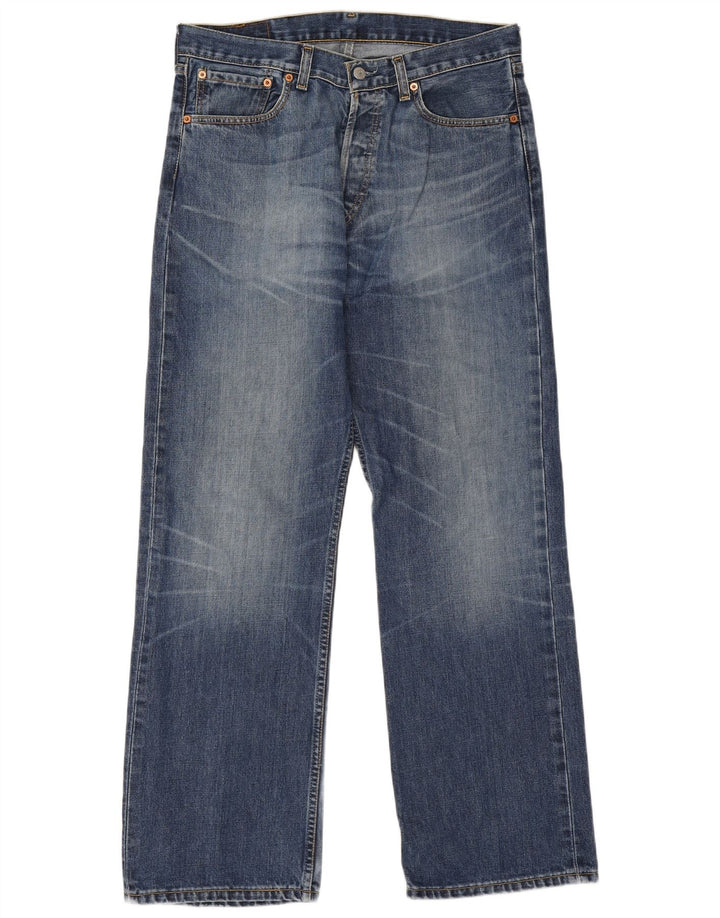 Levi's Masculino 508 Straight Jeans W32 L32 Azul Algodão