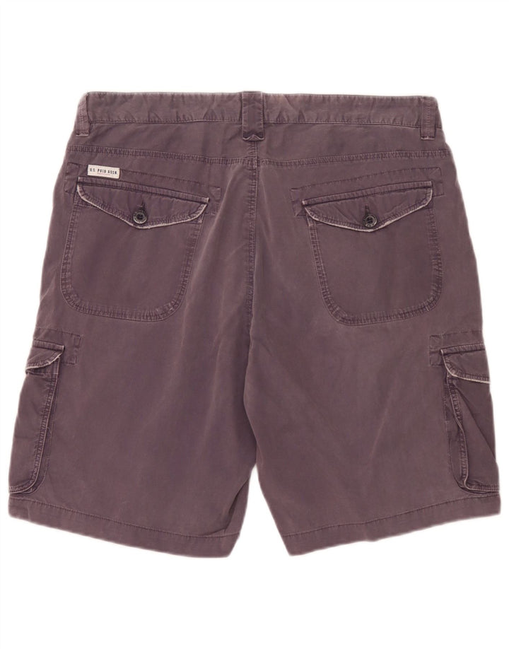 US Polo Assn. Shorts Cargo Masculino W36 Grande Algodão Preto