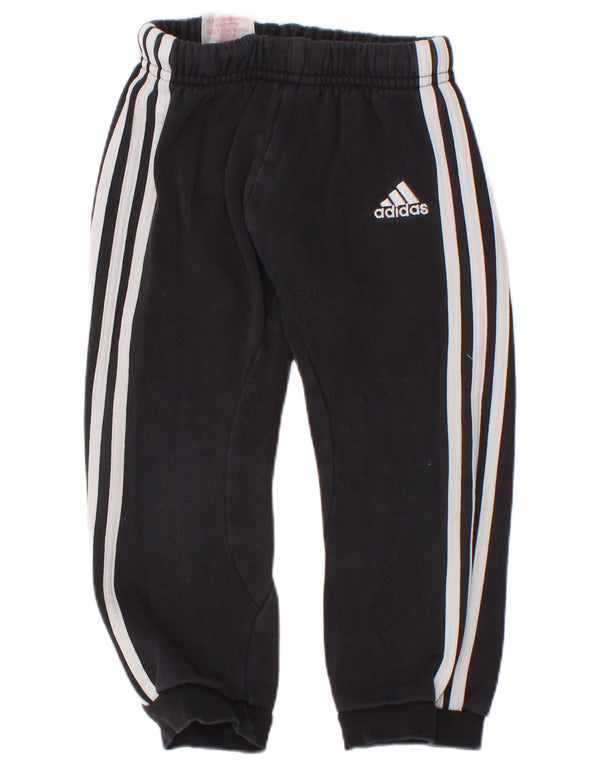 Adidas bebê meninos joggers calças de treino 18-24 meses algodão preto