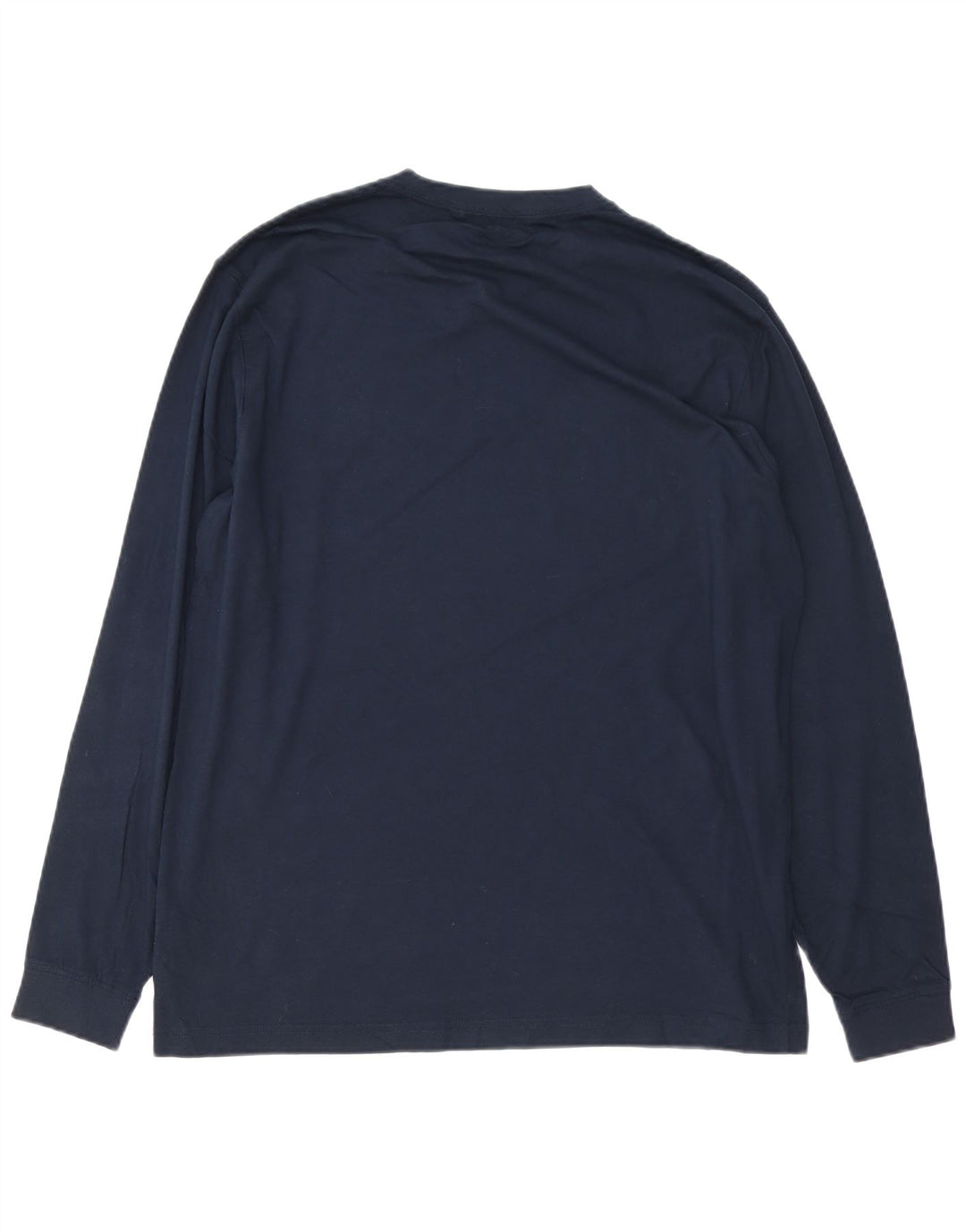 L.L.BEAN Top gráfico masculino de ajuste tradicional manga comprida azul marinho médio