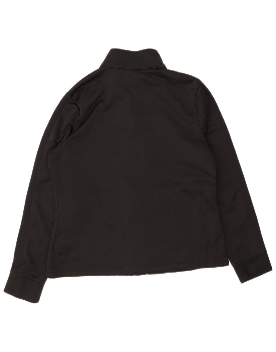 Fila Womens Tracksuit Top Jacket UK 12 Médio Preto Poliéster