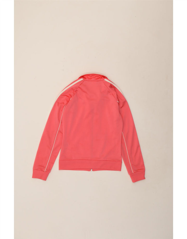 Adidas Womens Tracksuit Top Jacket UK 10 Pequeno Rosa Poliéster