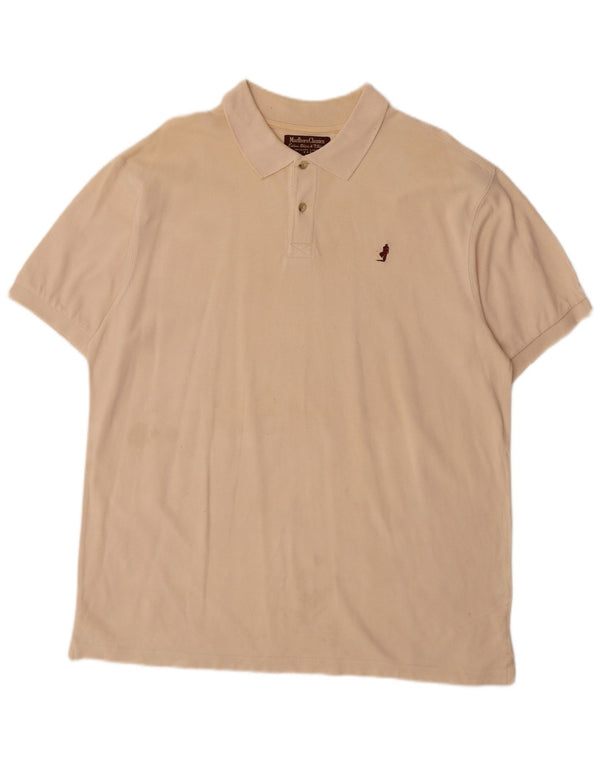 Camisa polo masculina MARLBORO CLASSICS 2XL algodão bege