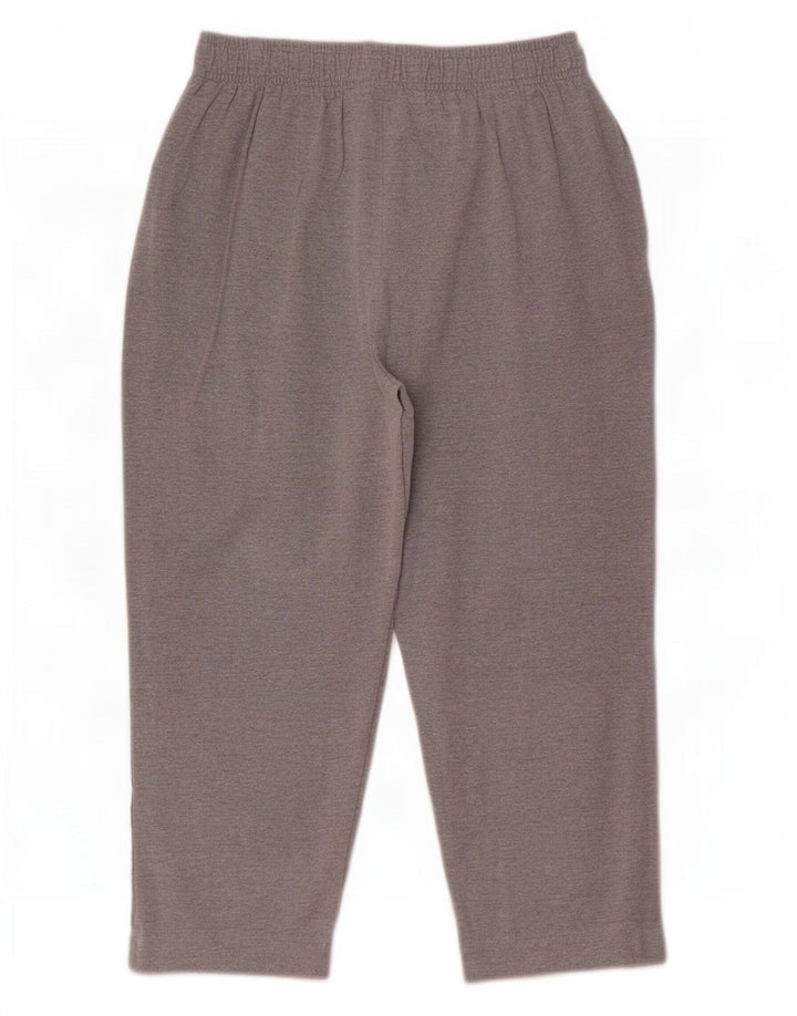 Calça de treino masculina Lotto XL cinza manchado de algodão