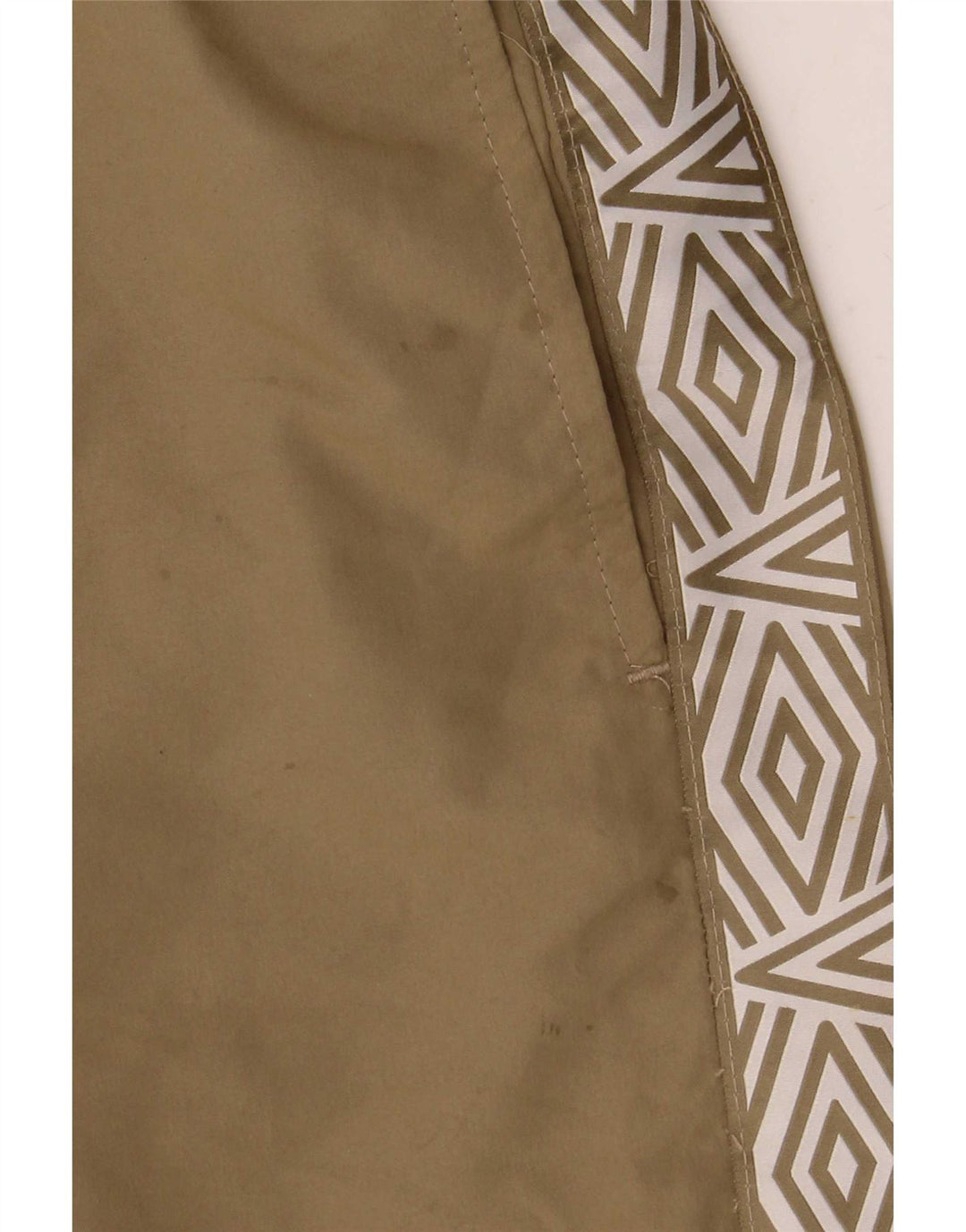 Umbro Shorts de natação masculino gráfico grande poliéster colorblock cáqui
