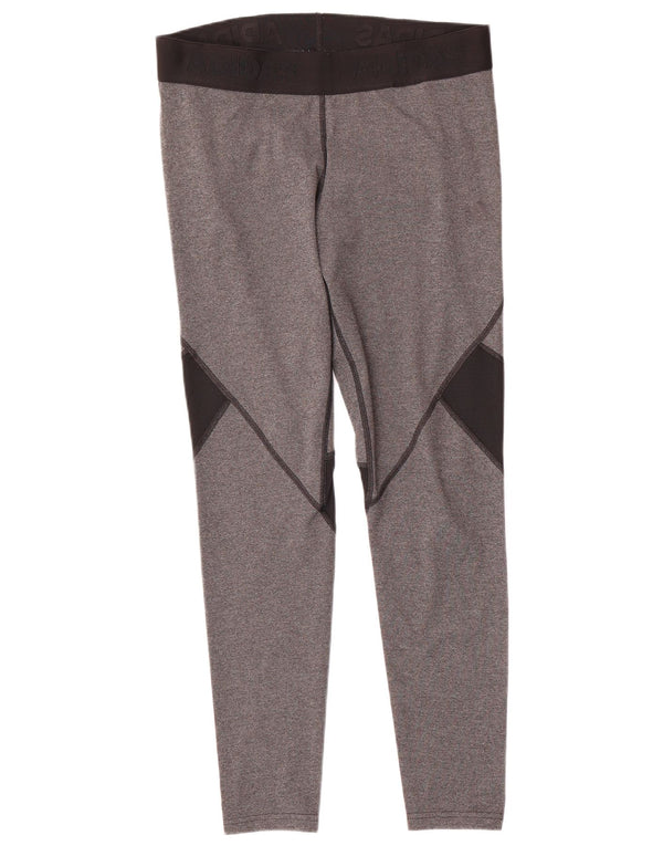 Leggings Adidas Climacool UK 16/18 Grande Cinza Colorblock