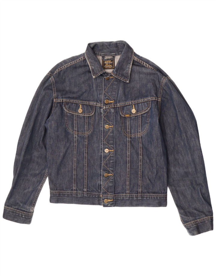 Jaqueta jeans masculina Lee UK 40 grande algodão azul marinho