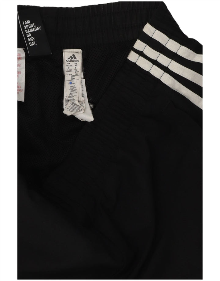 Shorts esportivos Adidas meninos 11-12 anos preto poliéster