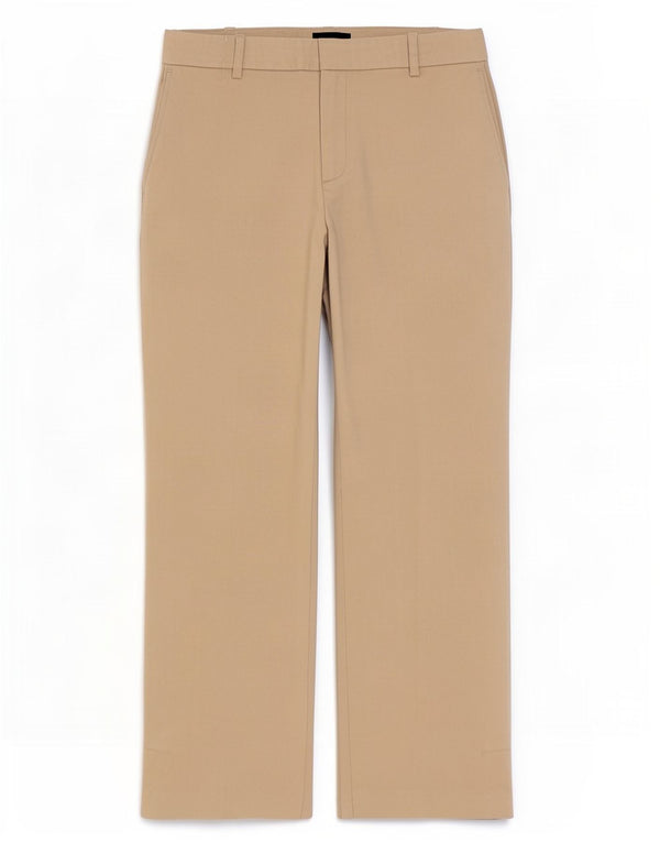 Zara Womens Straight Casual Trousers Medium W28 L27 Beige