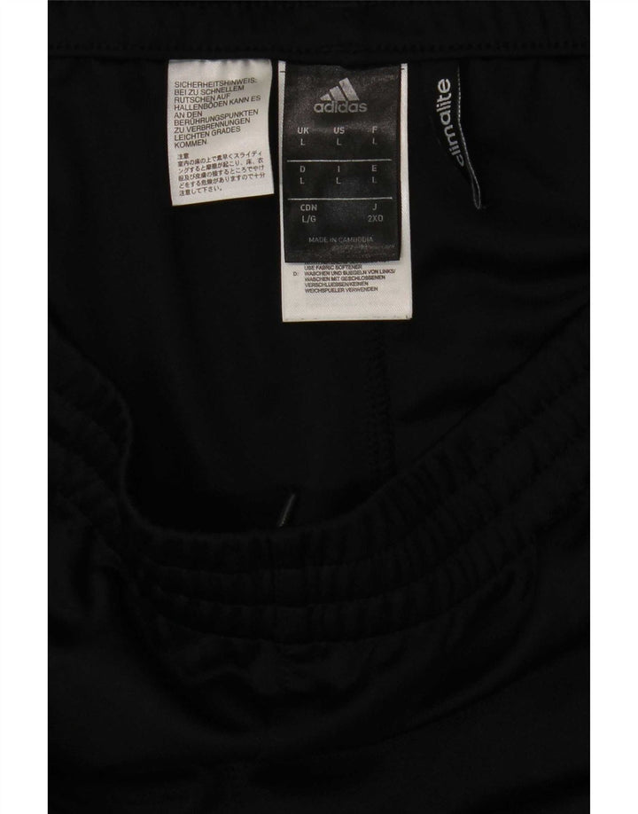 Calça Adidas Mens Climalite Treino Grande Poliéster Preto