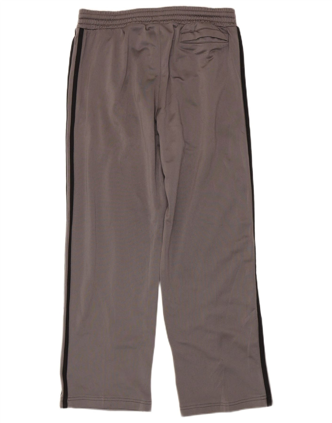 Calça de treino masculina Adidas pequena cinza poliéster