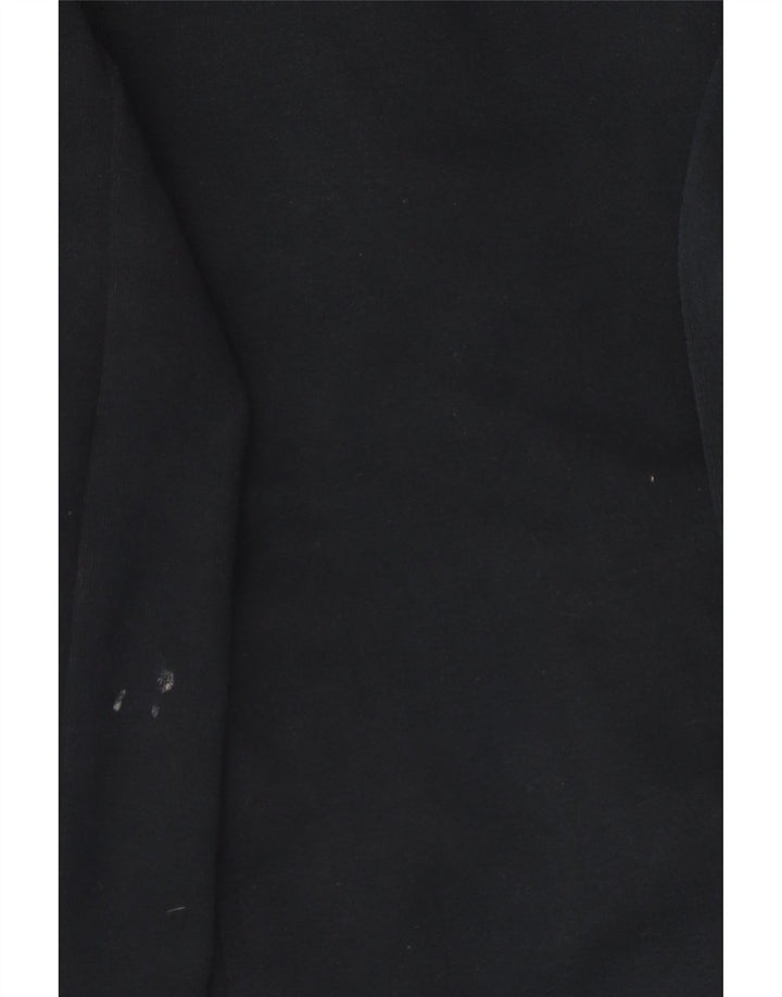 Suéter feminino Nike com capuz e zíper grande, Reino Unido 10, pequeno, azul marinho, algodão