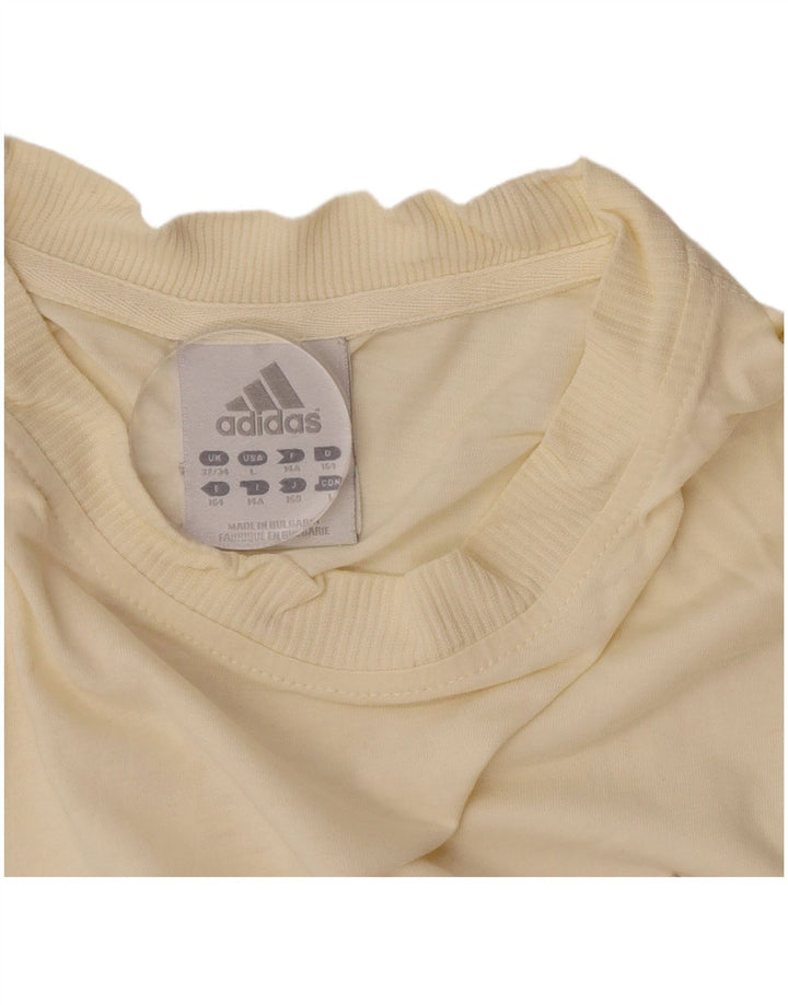 Top Adidas Menino 13-14 Anos Amarelo