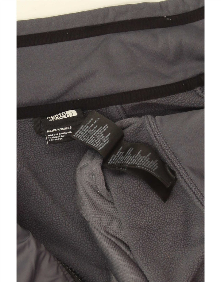 The North Face Mens Treino Top Jacket Pequeno Poliéster Cinza