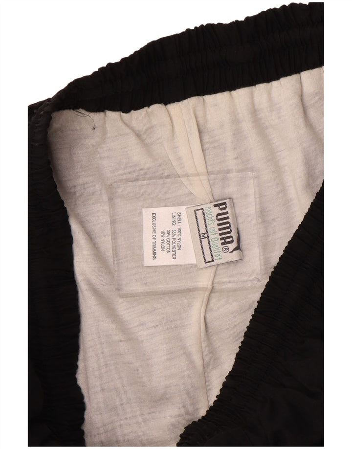 Calça de treino masculina Puma Joggers médio preto nylon