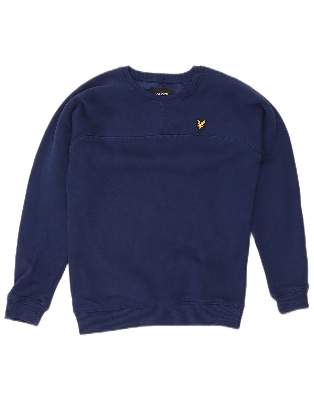 Moletom masculino Lyle & Scott 9-10 anos azul marinho algodão