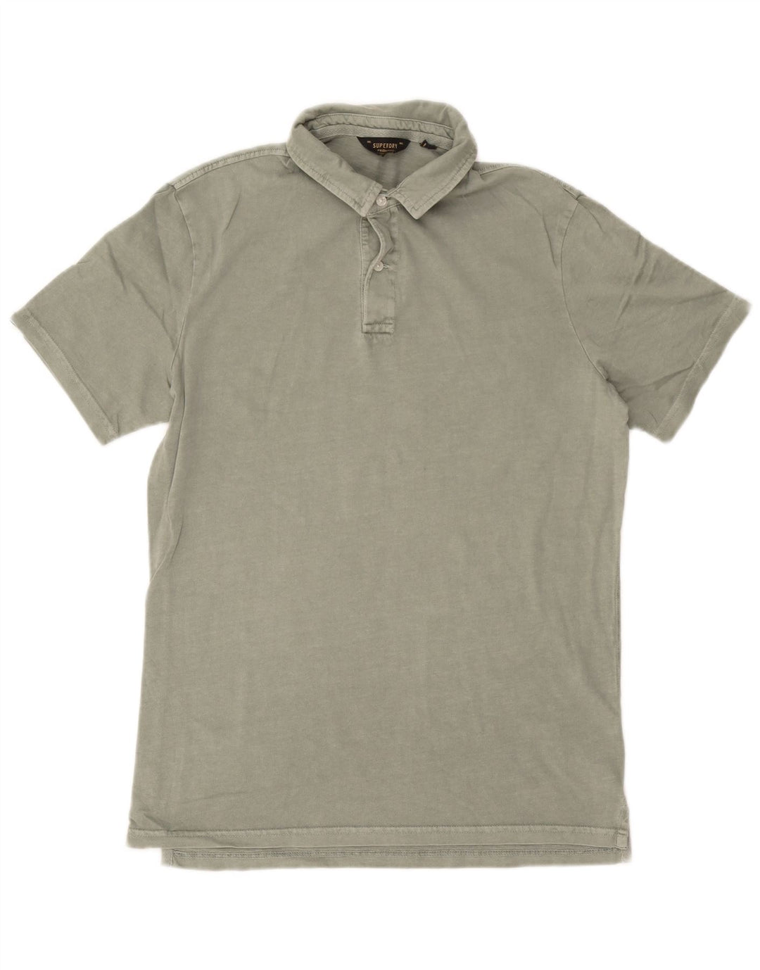 Camisa polo masculina Superdry grande algodão verde