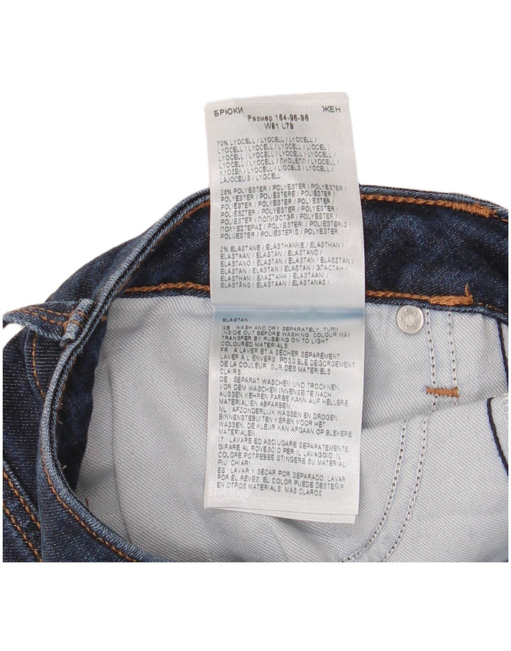 Lee Womens Scarlett High Skinny Jeans W32 L31 Azul Lyocell