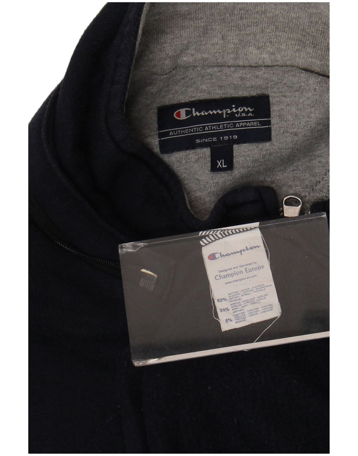 Jaqueta masculina de agasalho Champion XL azul marinho algodão