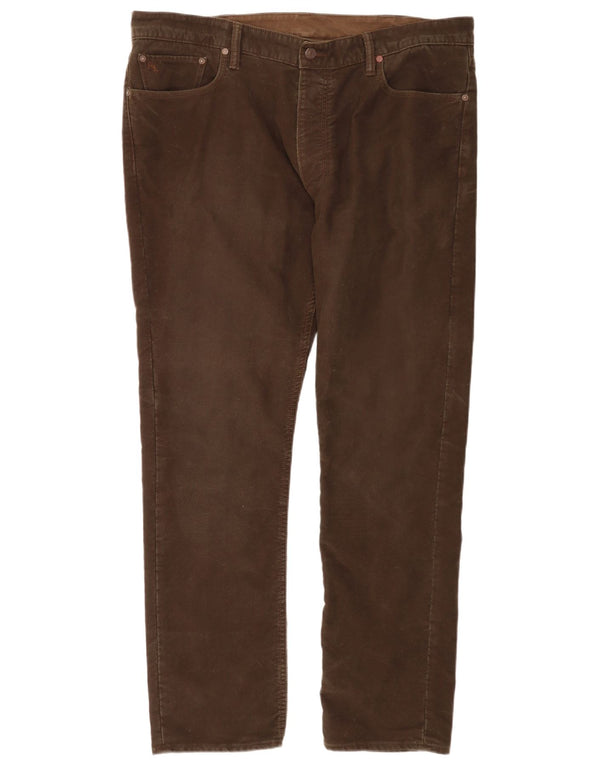 Polo Ralph Lauren Calça masculina reta casual W40 L32 algodão marrom