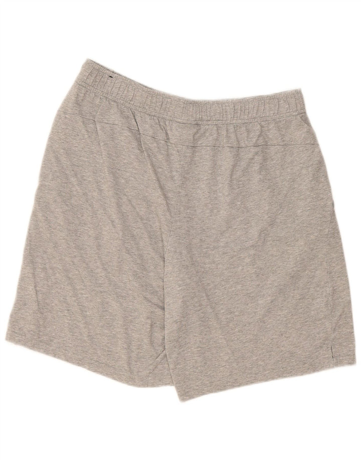 Shorts casuais masculinos Nike algodão cinza grande