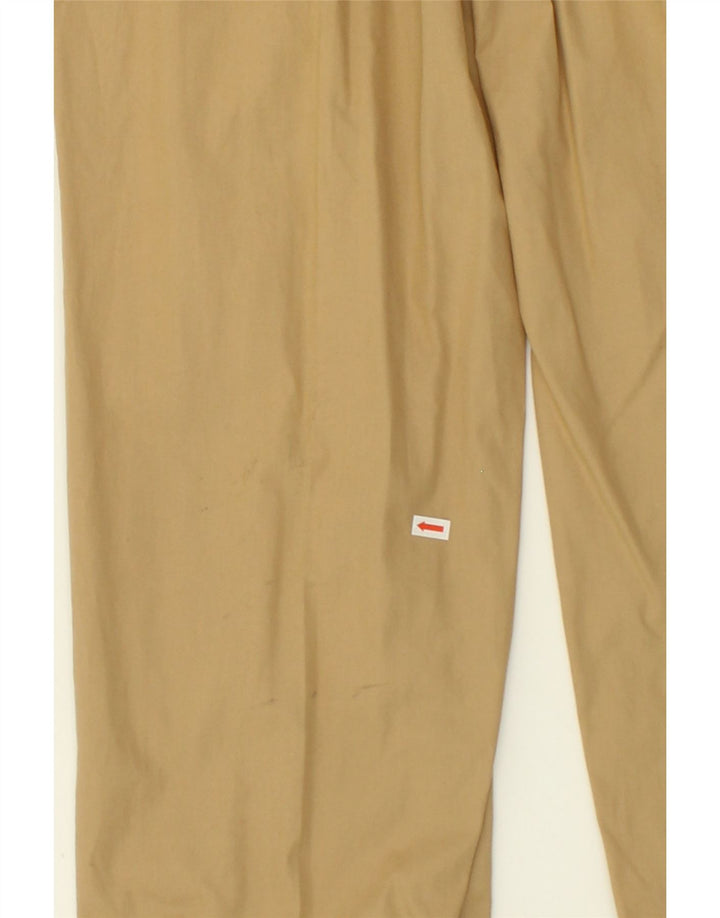 PIATTELLI Womens Pegged Suit Trousers IT 46 Large W30 L27  Beige Cotton Vintage Piattelli and Second-Hand Piattelli from Messina Hembry 
