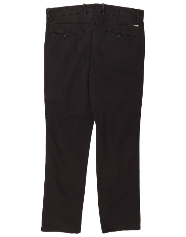 Calça jeans masculina slim Levi's W36 L32 algodão preto